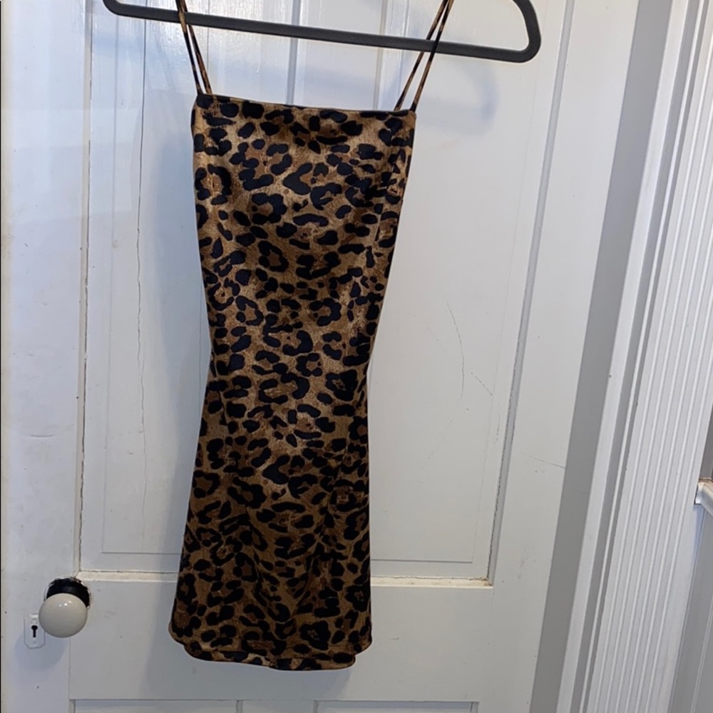 Cheetah Print Club Dress